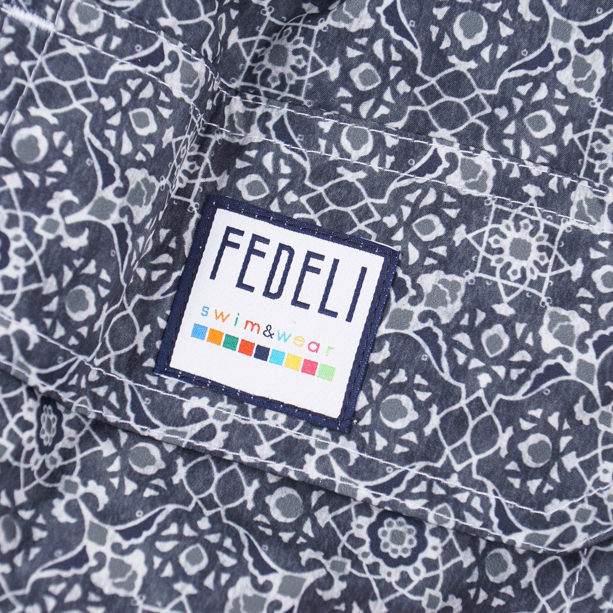 Fedeli 'Madeira' Printed Swim Trunks - Top Shelf Apparel