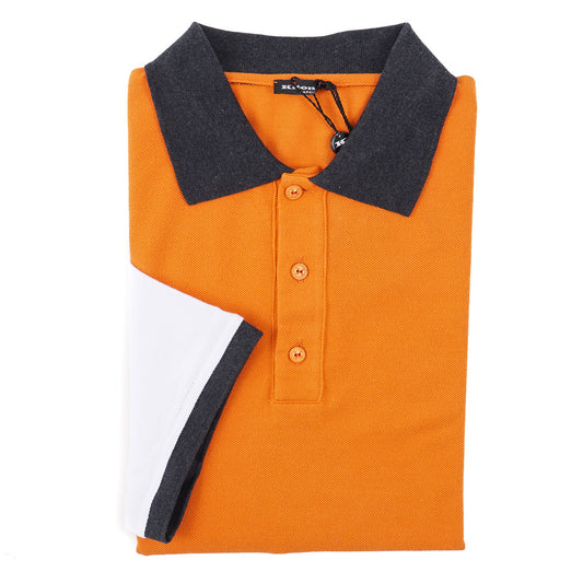 Kiton Slim-Fit Pique Cotton Polo Shirt