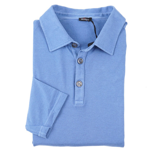 Kiton Long Sleeve Cotton-Cashmere Polo - Top Shelf Apparel