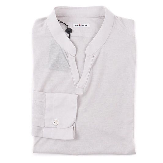 Kiton Lightweight Pop-Over Cotton Shirt