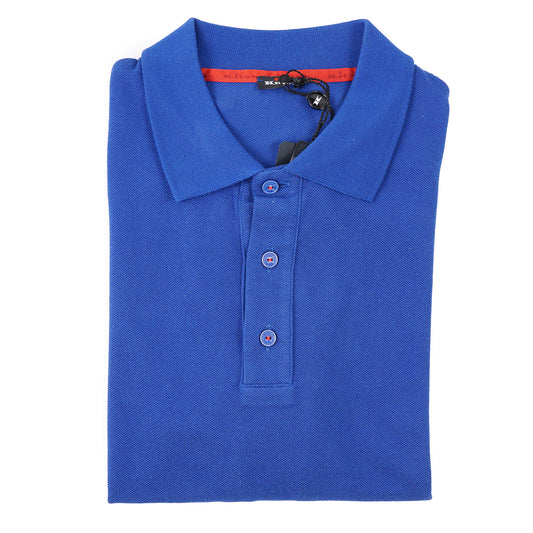 Kiton Slim-Fit Pique Cotton Polo Shirt