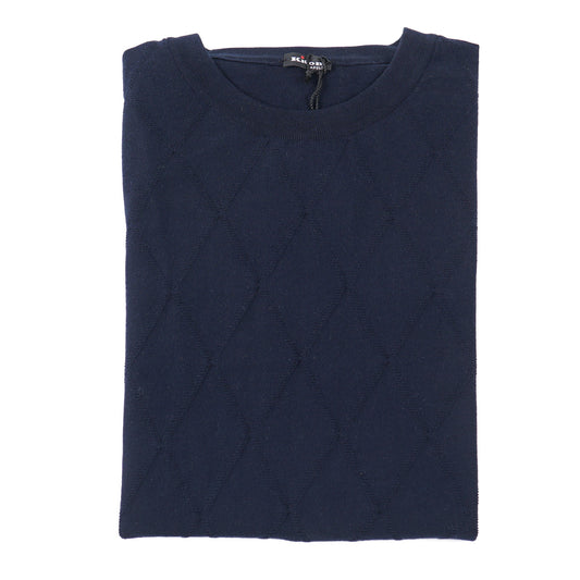 Kiton Short-Sleeve Knit Cotton Sweater