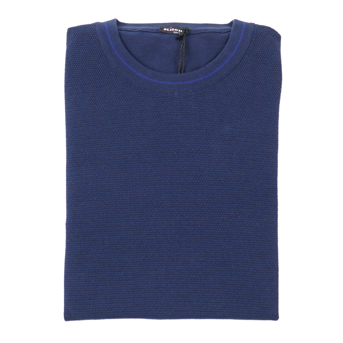 Kiton Short-Sleeve Knit Cotton Sweater - Top Shelf Apparel