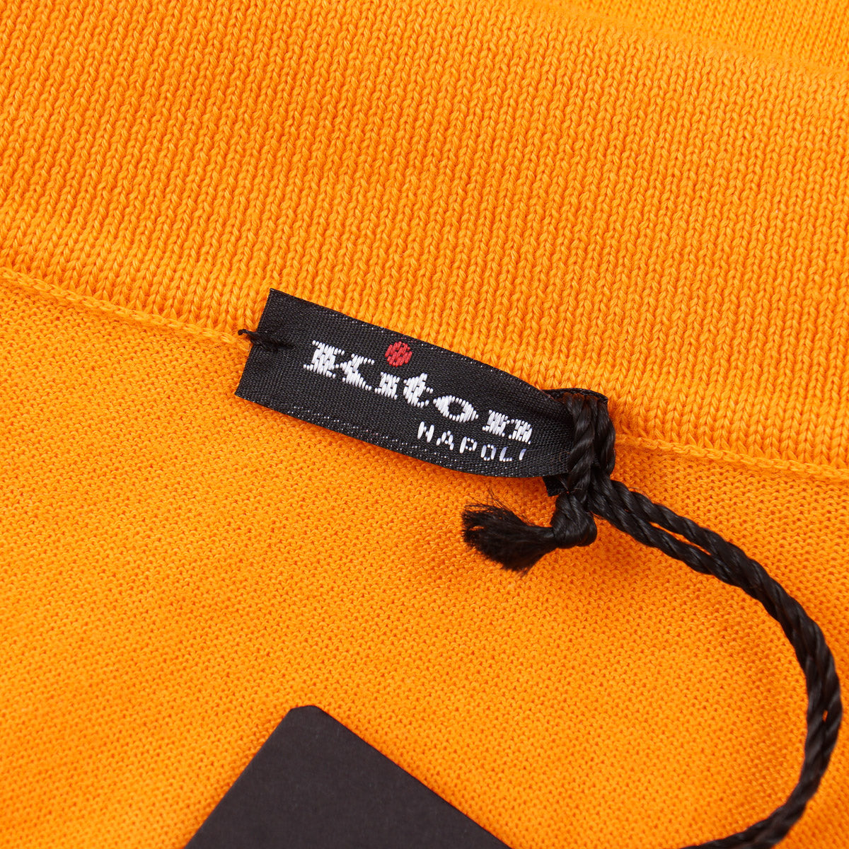 Kiton Short-Sleeve Knit Cotton Polo Sweater - Top Shelf Apparel