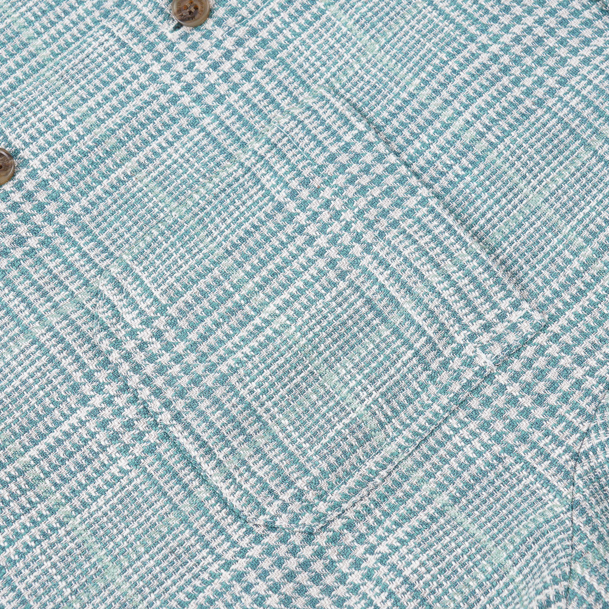 Maurizio Baldassari Silk-Linen-Cotton Overshirt - Top Shelf Apparel