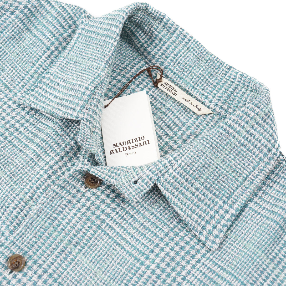 Maurizio Baldassari Silk-Linen-Cotton Overshirt - Top Shelf Apparel