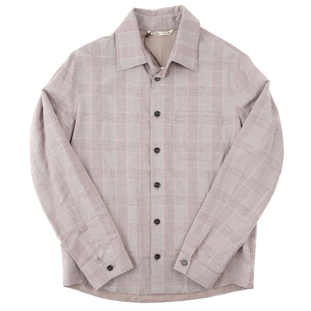 Maurizio Baldassari Silk-Linen Overshirt - Top Shelf Apparel