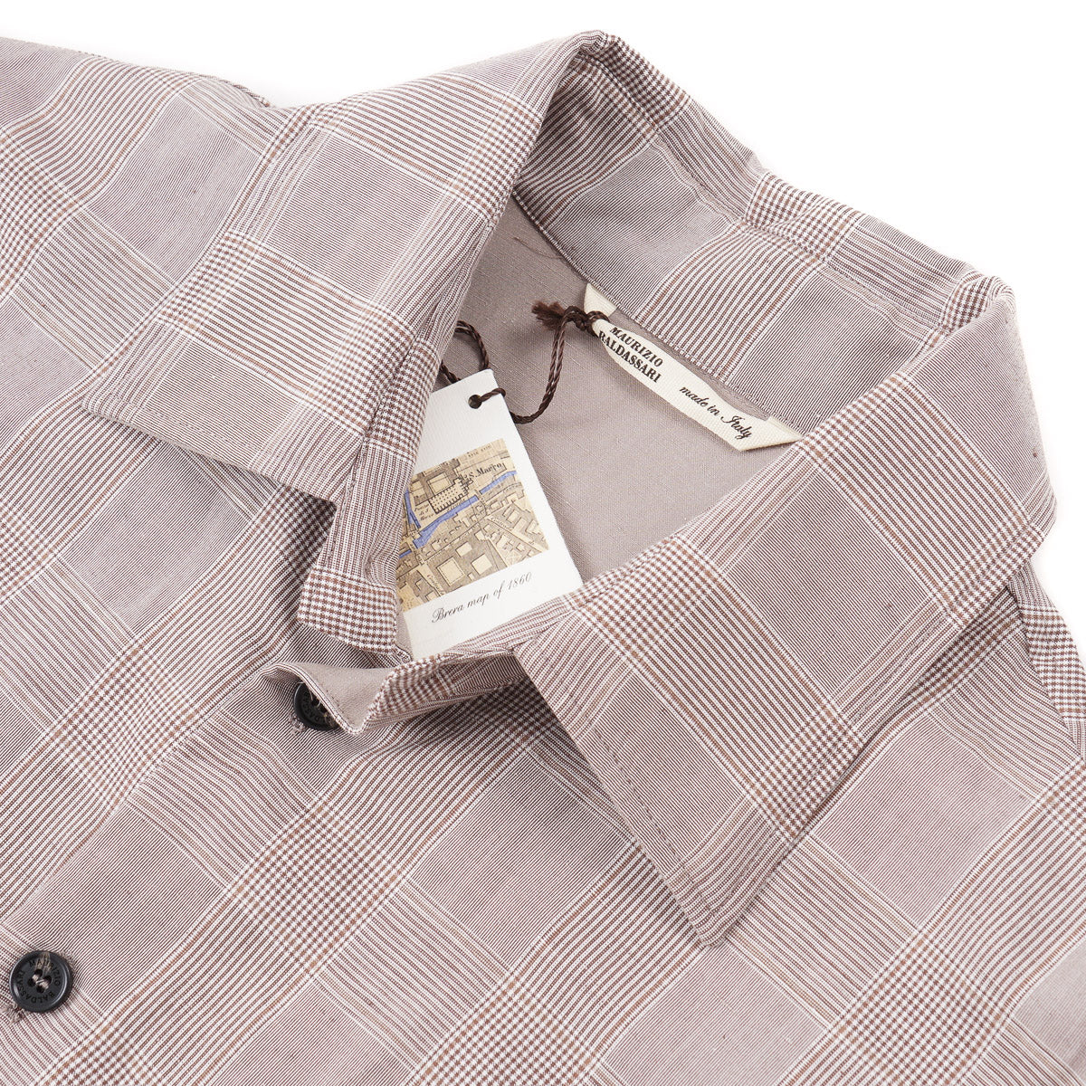 Maurizio Baldassari Silk-Linen Overshirt - Top Shelf Apparel