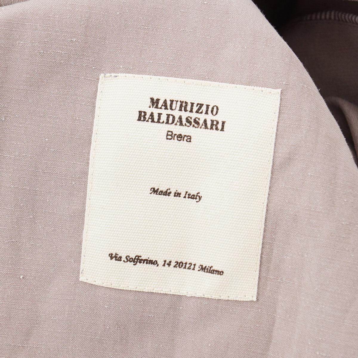 Maurizio Baldassari Silk-Linen Overshirt - Top Shelf Apparel
