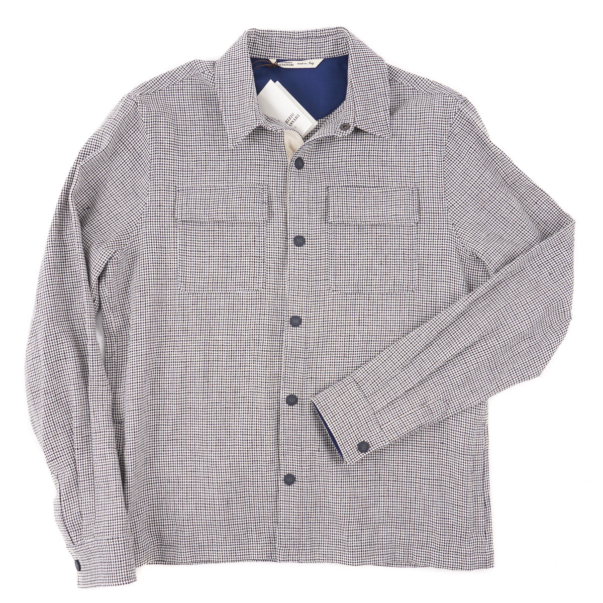 Maurizio Baldassar Linen-Cotton Overshirt - Top Shelf Apparel