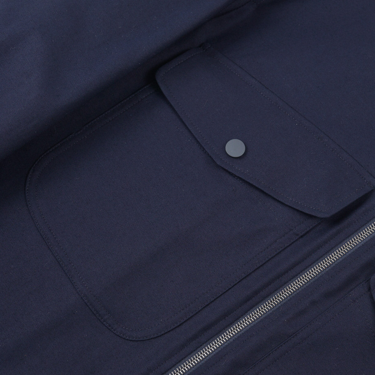 Maurizio Baldassari Zip-Front Chore Jacket - Top Shelf Apparel