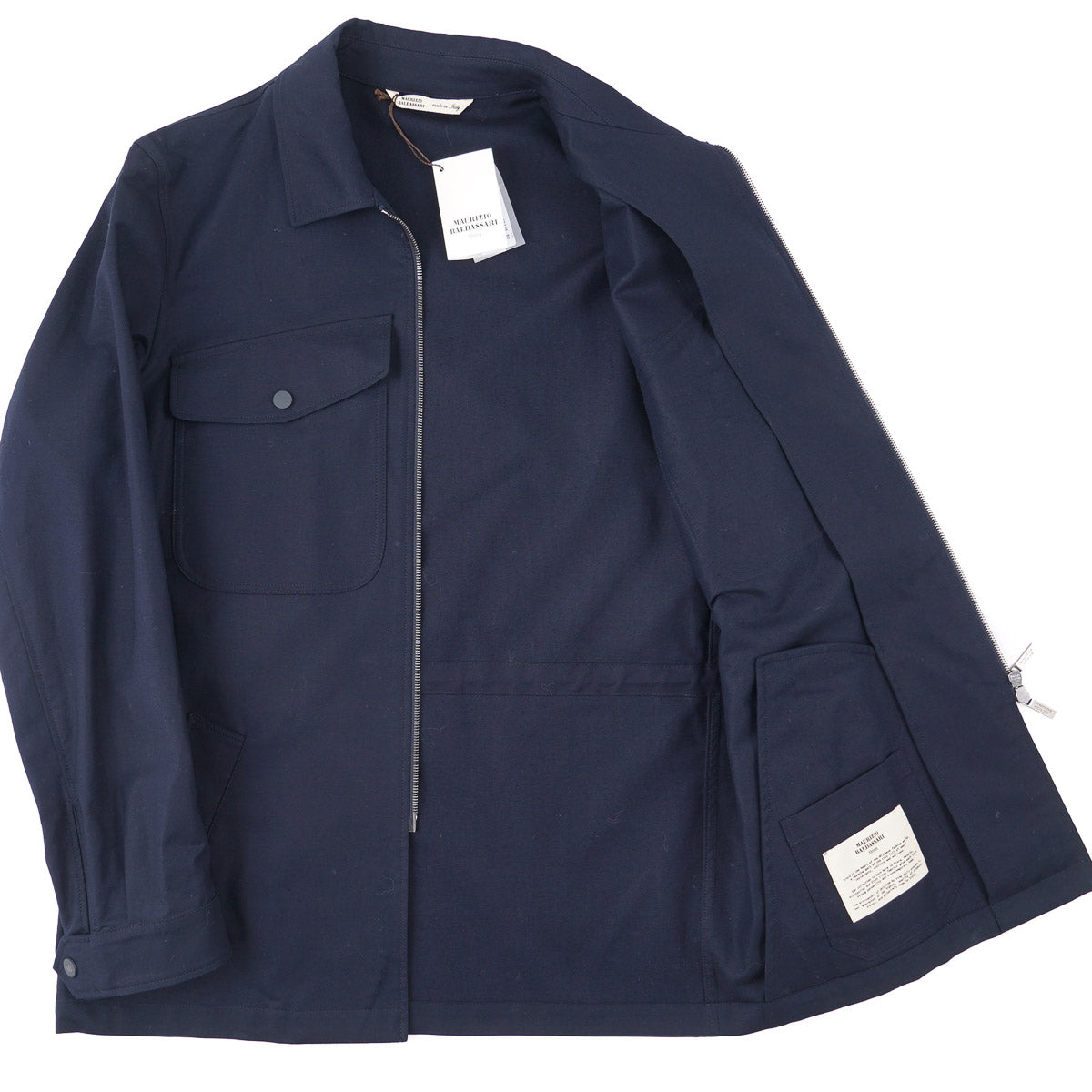 Maurizio Baldassari Zip-Front Chore Jacket - Top Shelf Apparel