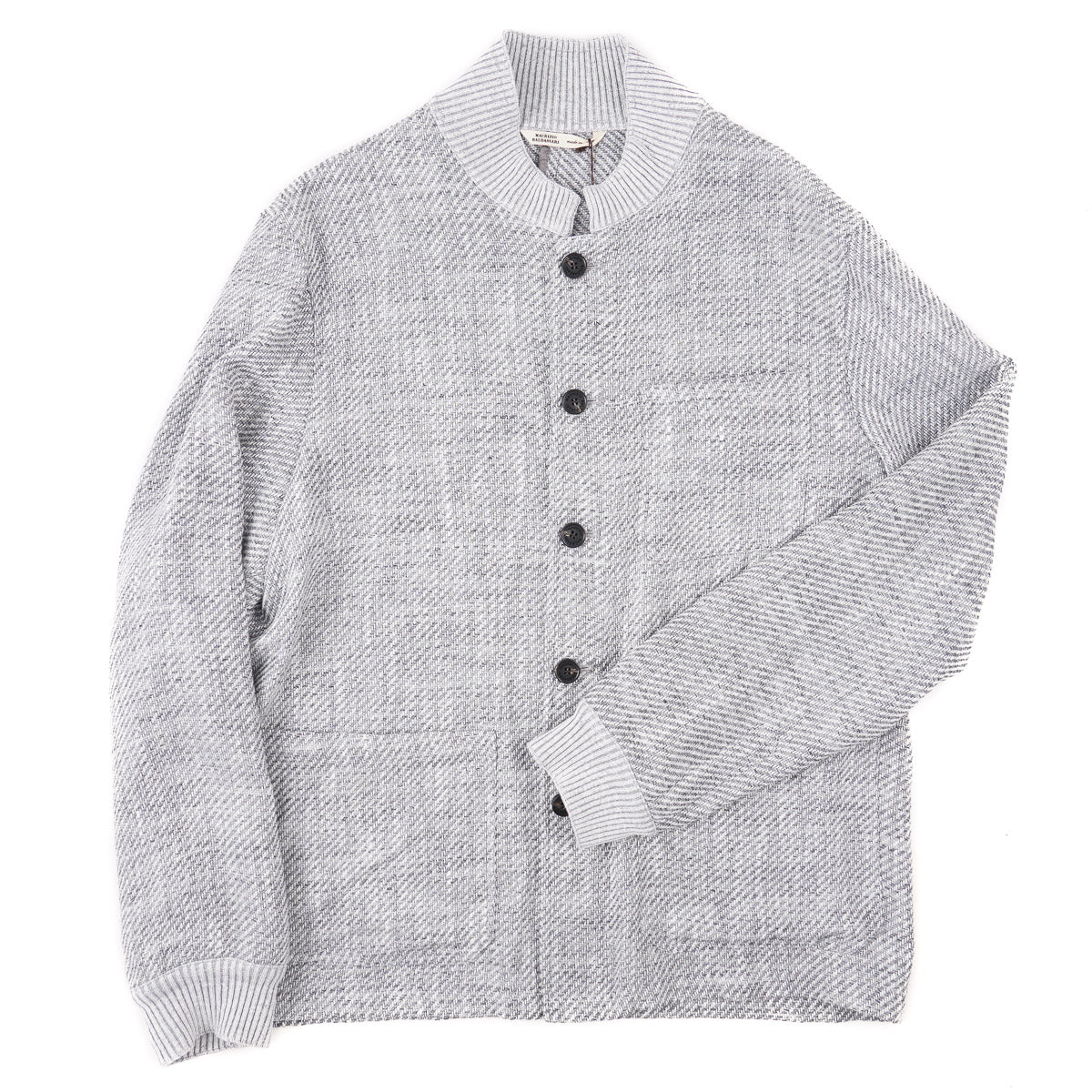 Maurizio Baldassari Silk-Linen Chore Jacket - Top Shelf Apparel