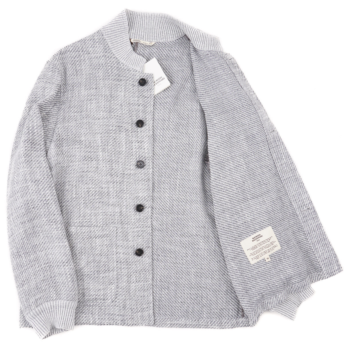 Maurizio Baldassari Silk-Linen Chore Jacket - Top Shelf Apparel