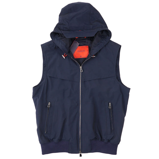 Isaia Weather-Repellent Tech Wool Vest