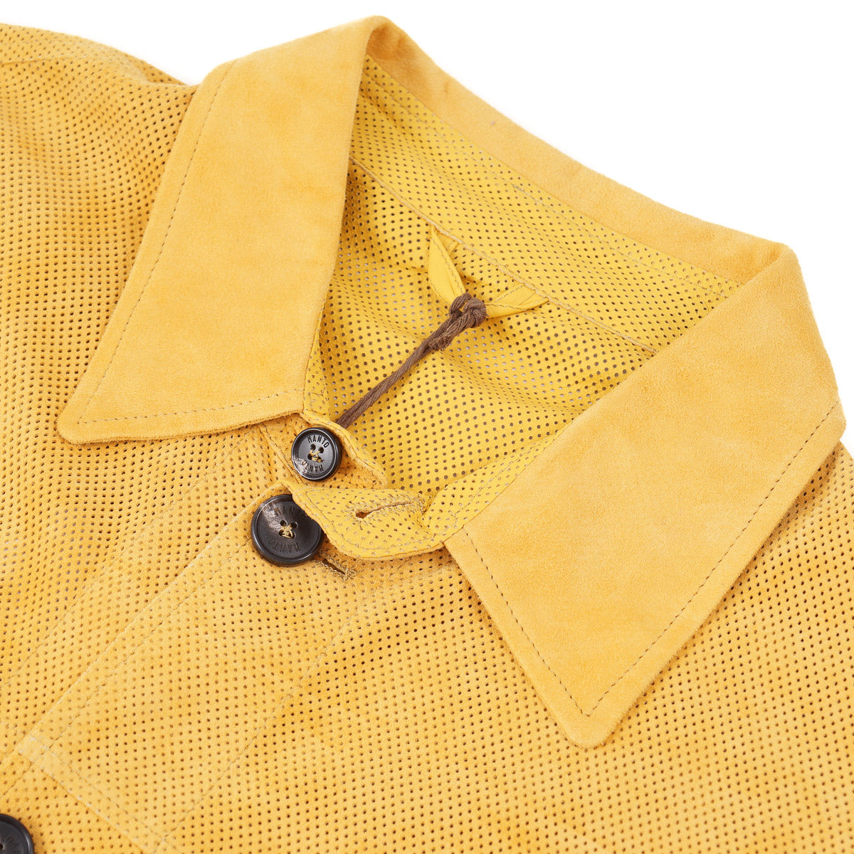 Manto Lightweight Perforated Suede Jacket
