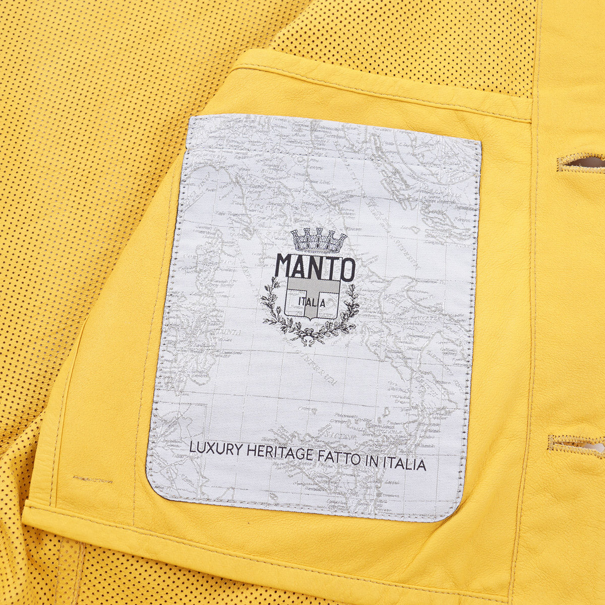 Manto Lightweight Perforated Suede Jacket