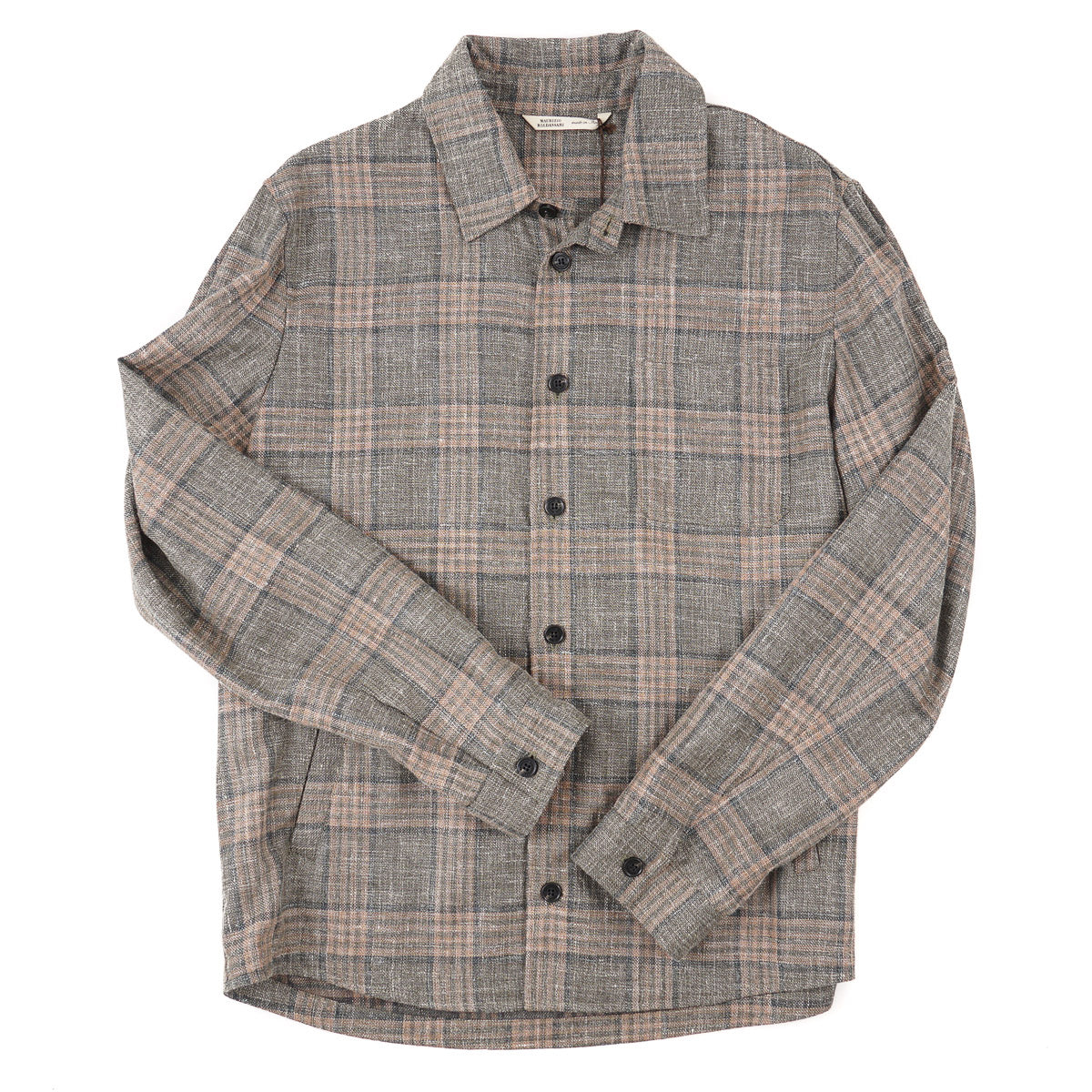 Maurizio Baldassari Wool-Silk-Linen Overshirt