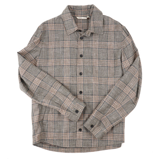 Maurizio Baldassari Wool-Silk-Linen Overshirt