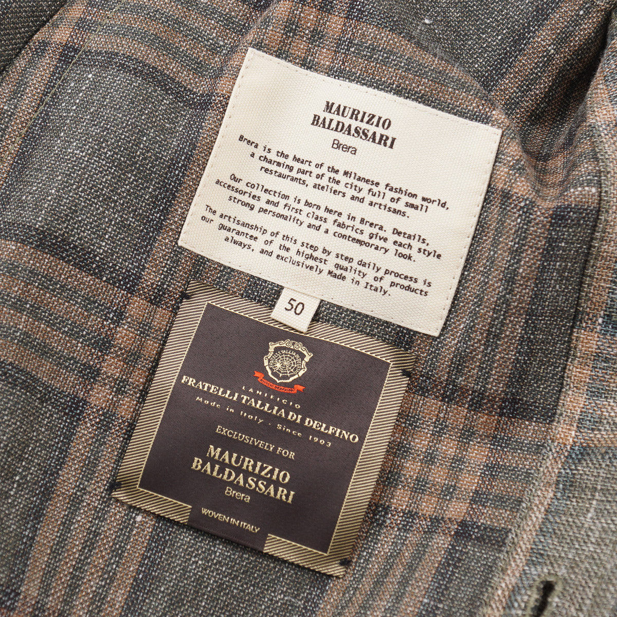 Maurizio Baldassari Wool-Silk-Linen Overshirt