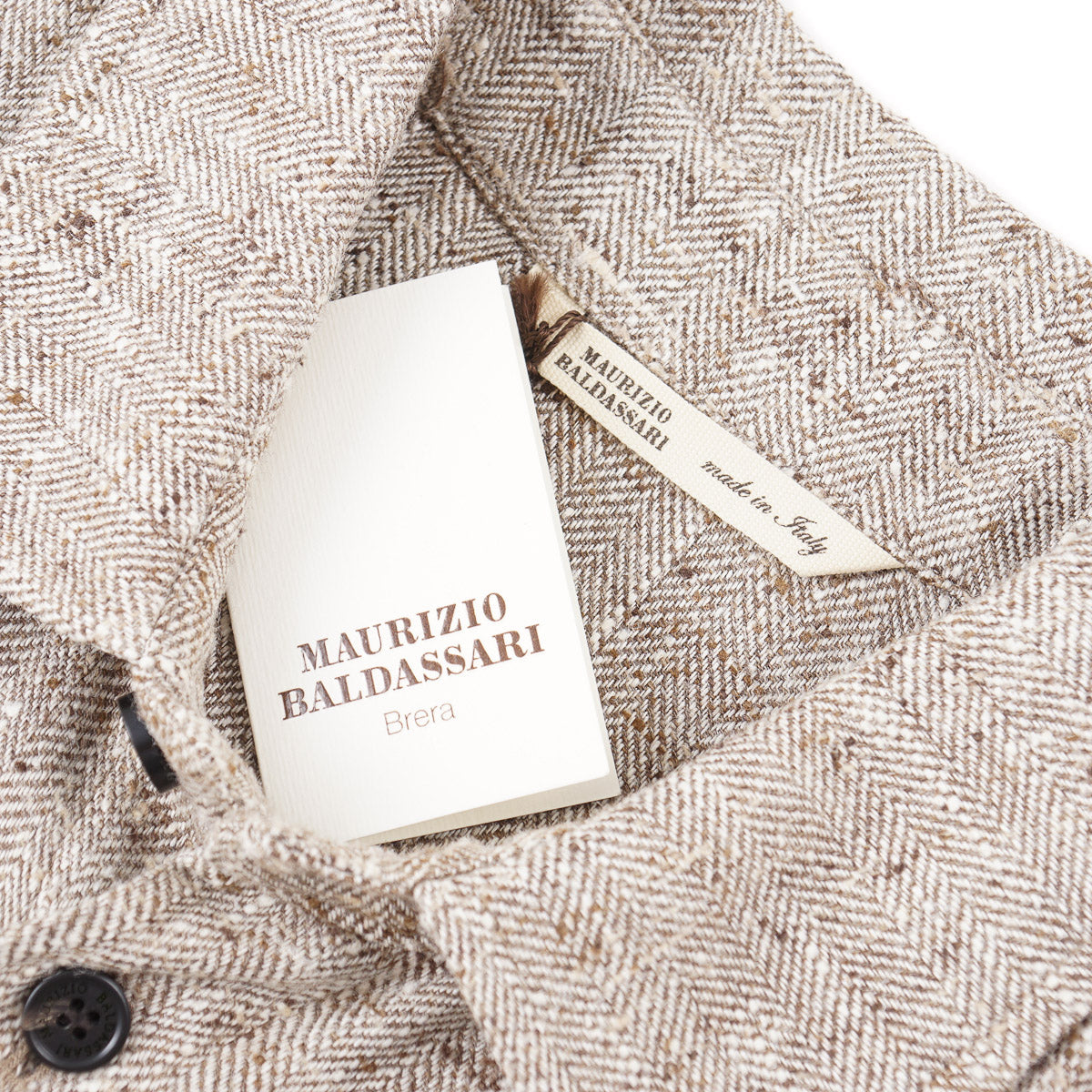Maurizio Baldassari Silk-Linen Overshirt - Top Shelf Apparel