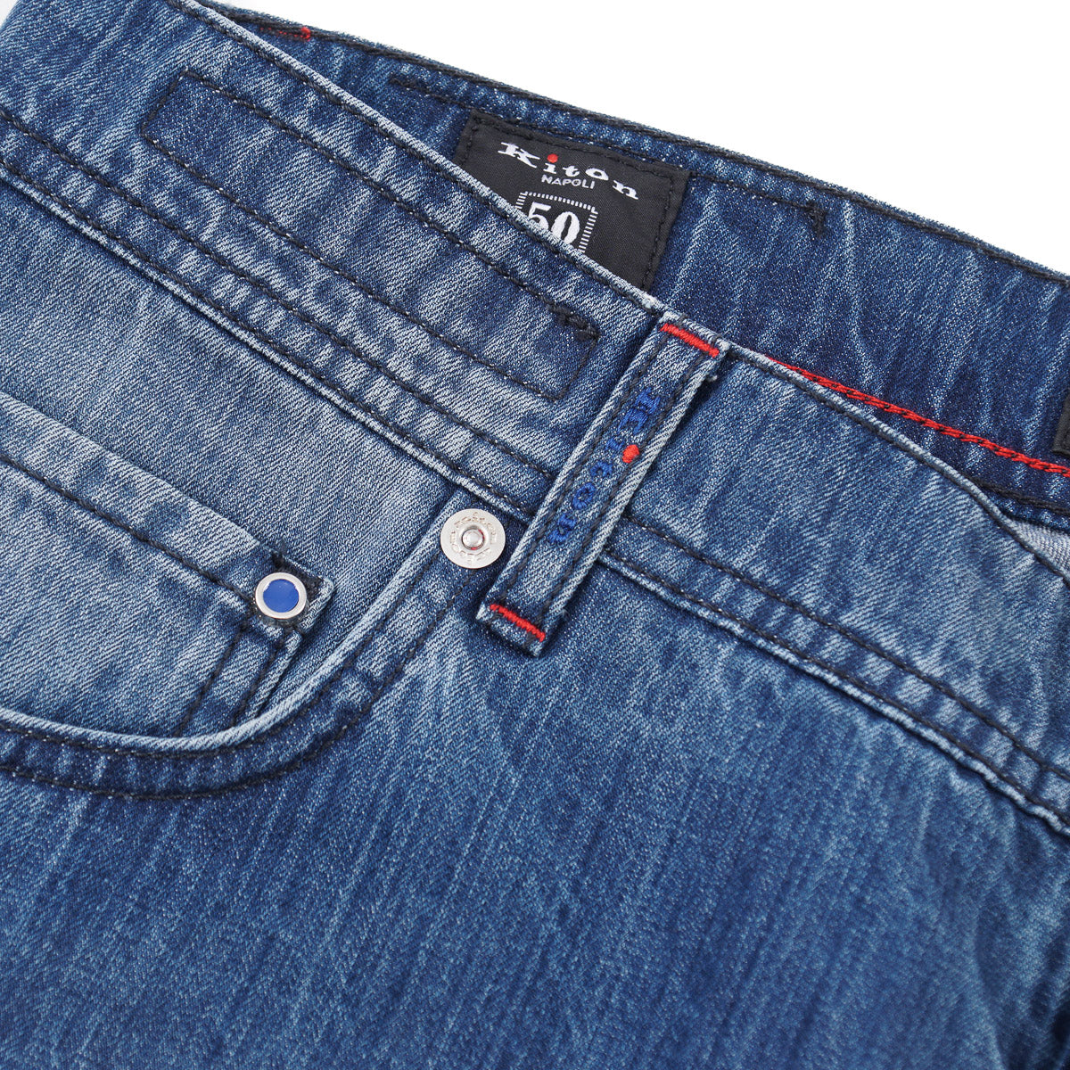 Kiton Regular Straight Fit Jeans