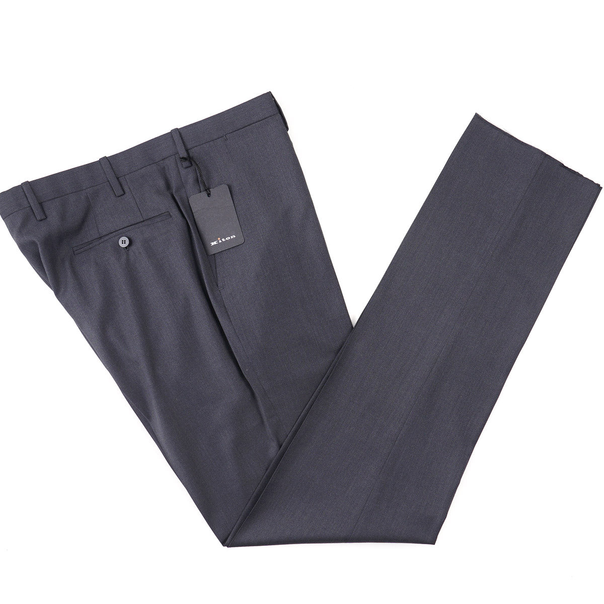 Kiton Tailored-Fit Wool Trousers - Top Shelf Apparel