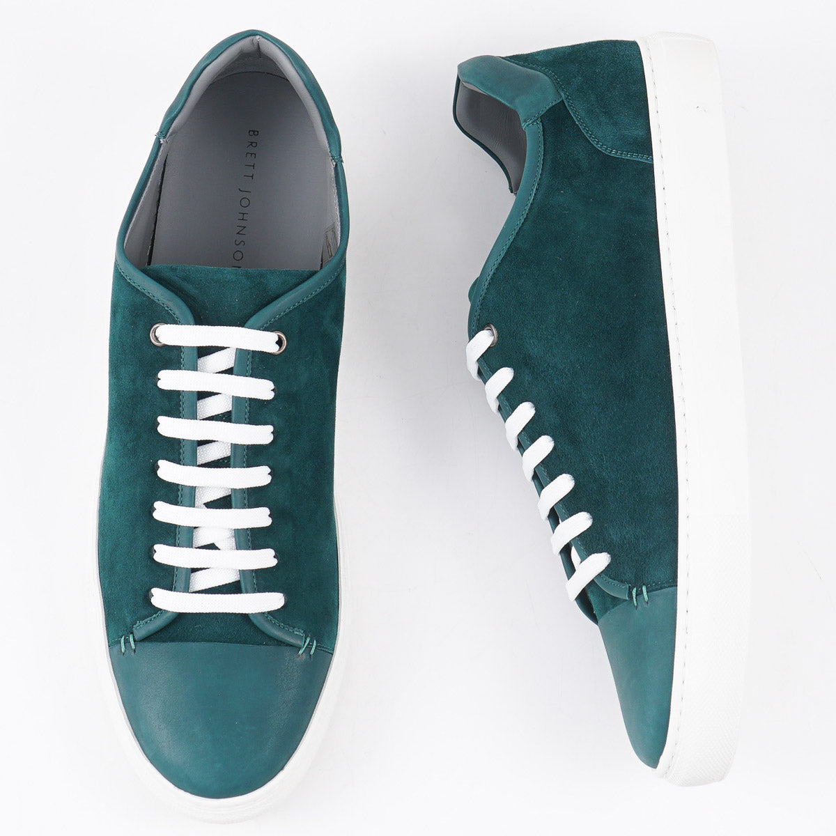 Brett Johnson Suede Low-Top Sneakers - Top Shelf Apparel