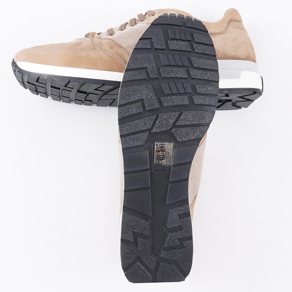 Brett Johnson Calf and Cashmere Sneakers - Top Shelf Apparel