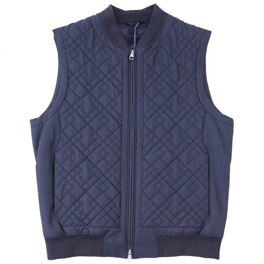 Brett Johnson Quilted Wool Gilet - Top Shelf Apparel