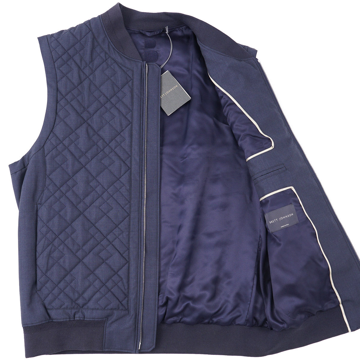 Brett Johnson Quilted Wool Gilet