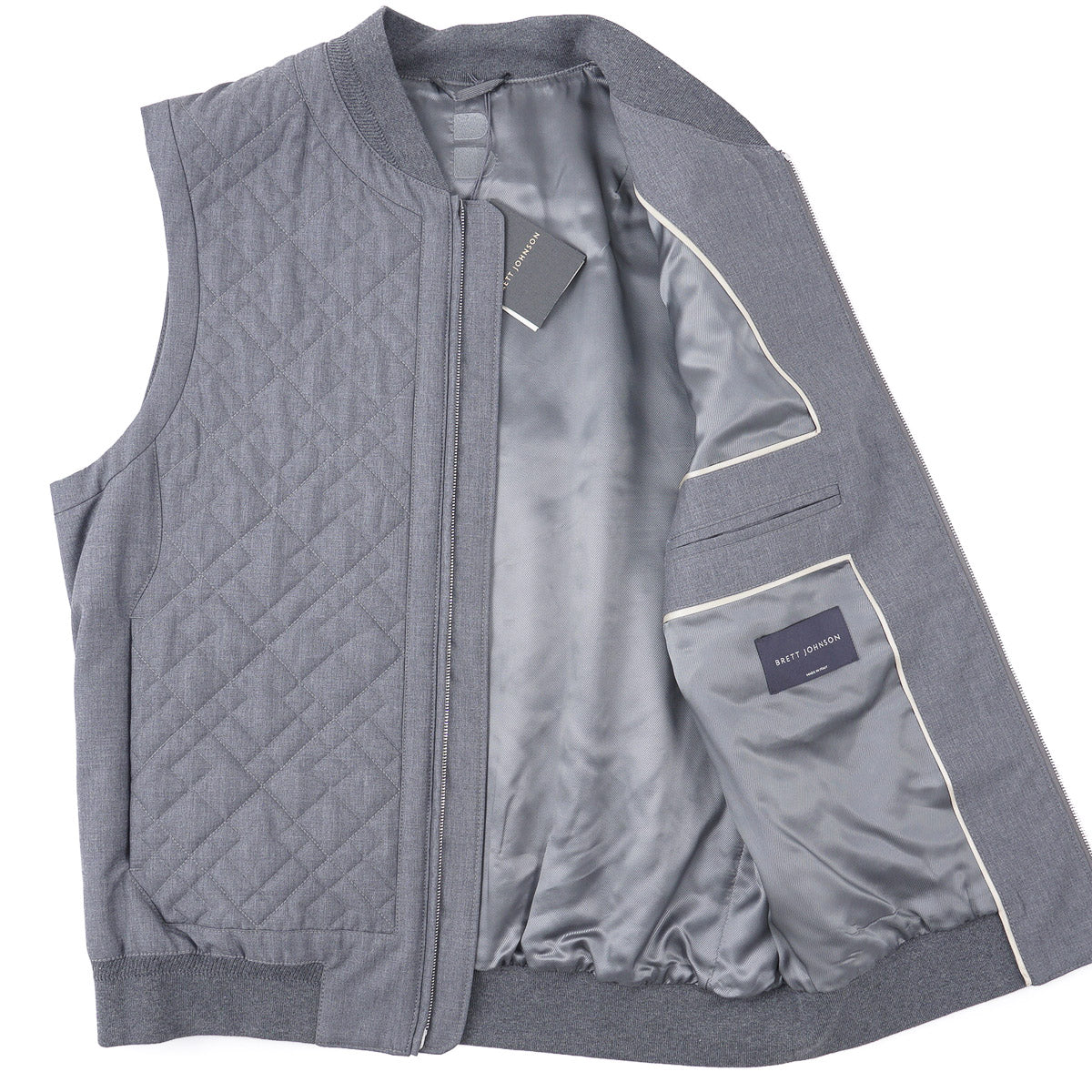 Brett Johnson Quilted Wool Gilet