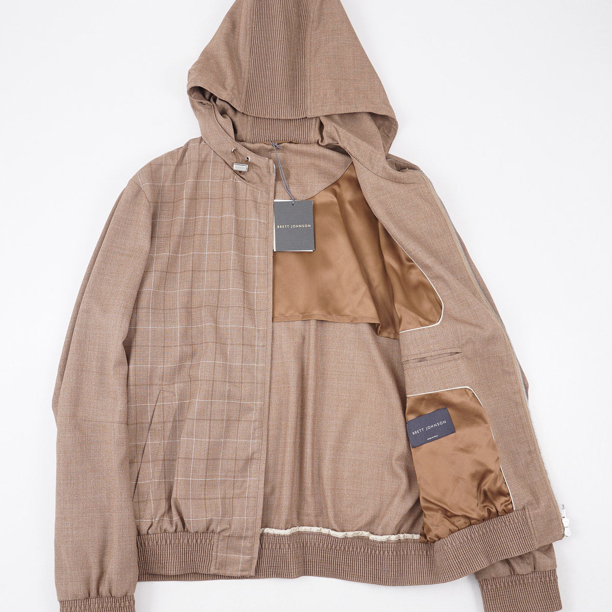 Brett Johnson Hooded Light Wool Jacket