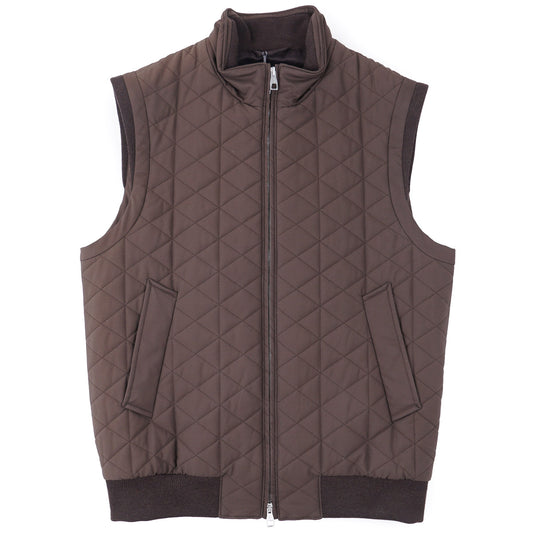 Brett Johnson 'Portofino' Quilted Silk Vest - Top Shelf Apparel