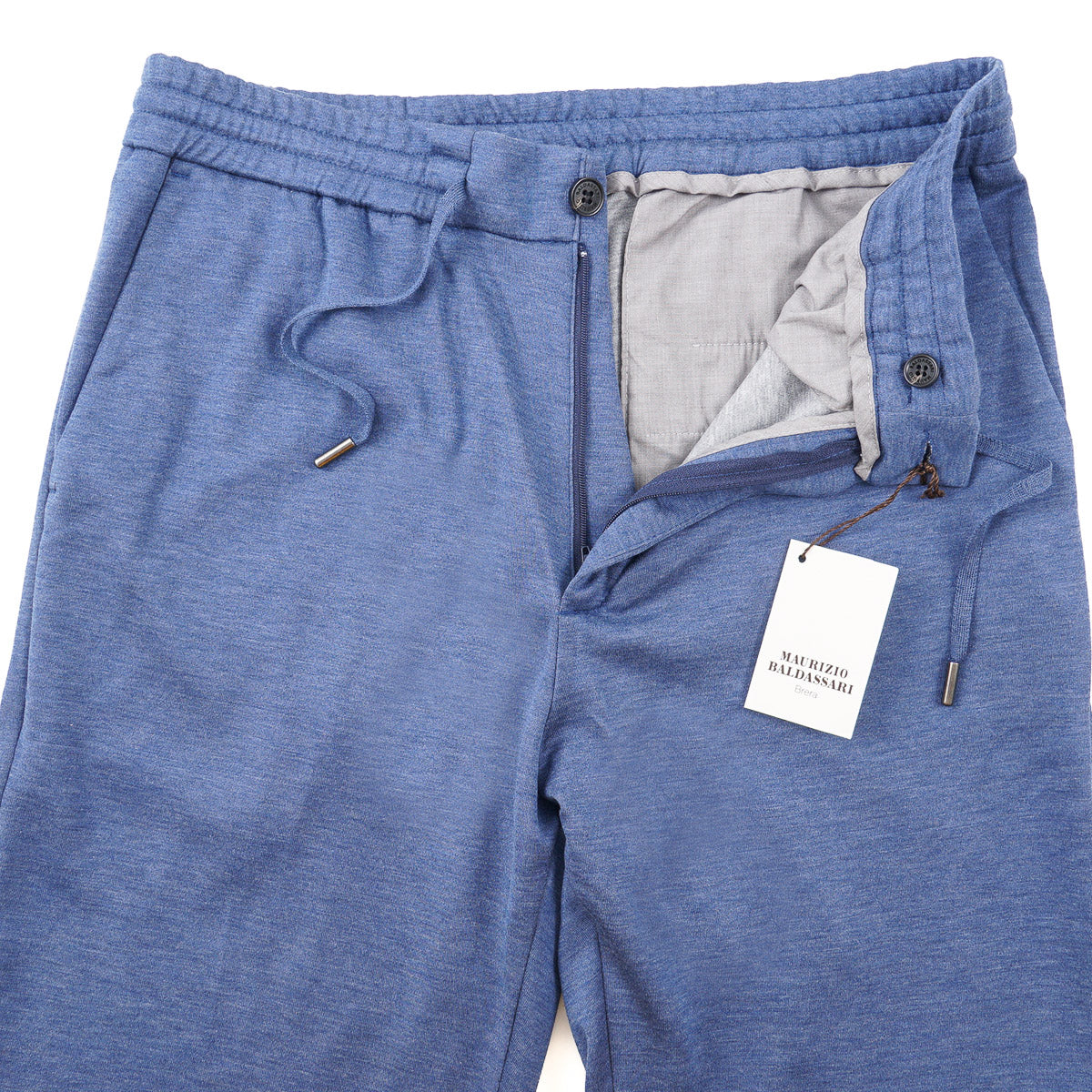 Maurizio Baldassari Silk-Cotton Jogger Pants - Top Shelf Apparel