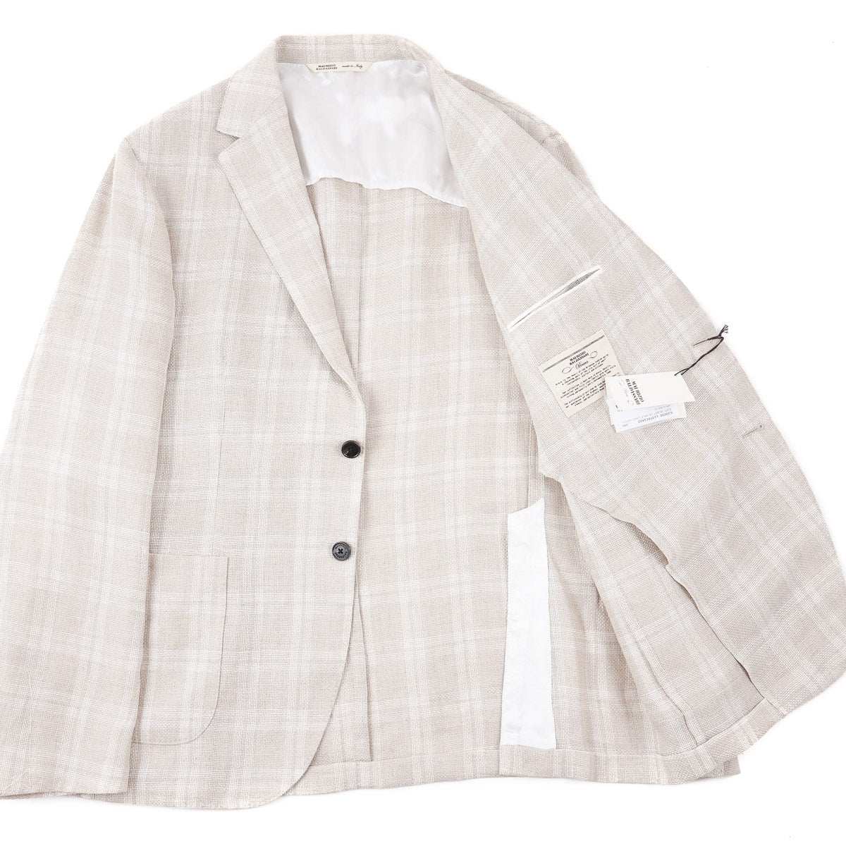 Maurizio Baldassari Woven Linen 'Soft Jacket'