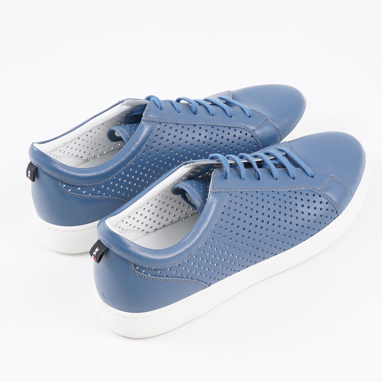 Ecco perforated leather outlet sneaker