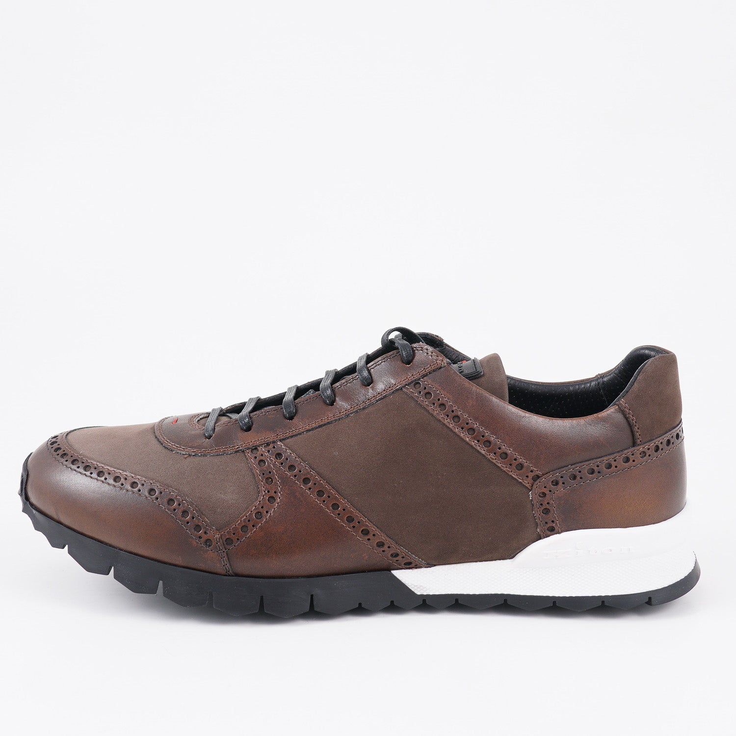 Kiton Calf Leather and Suede Sneakers - Top Shelf Apparel