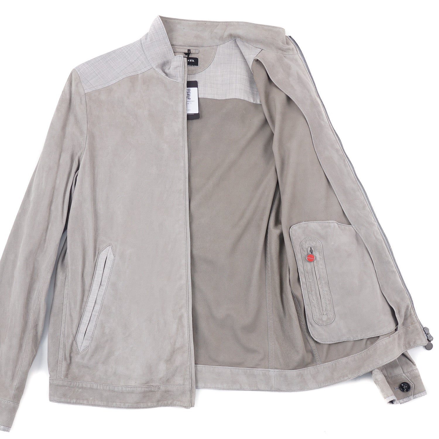 Kiton Suede and Cashmere Bomber Jacket - Top Shelf Apparel