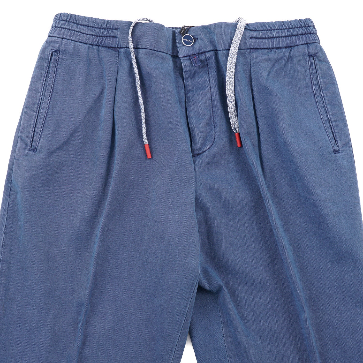 Kiton drawstring Bermuda shorts - Blue