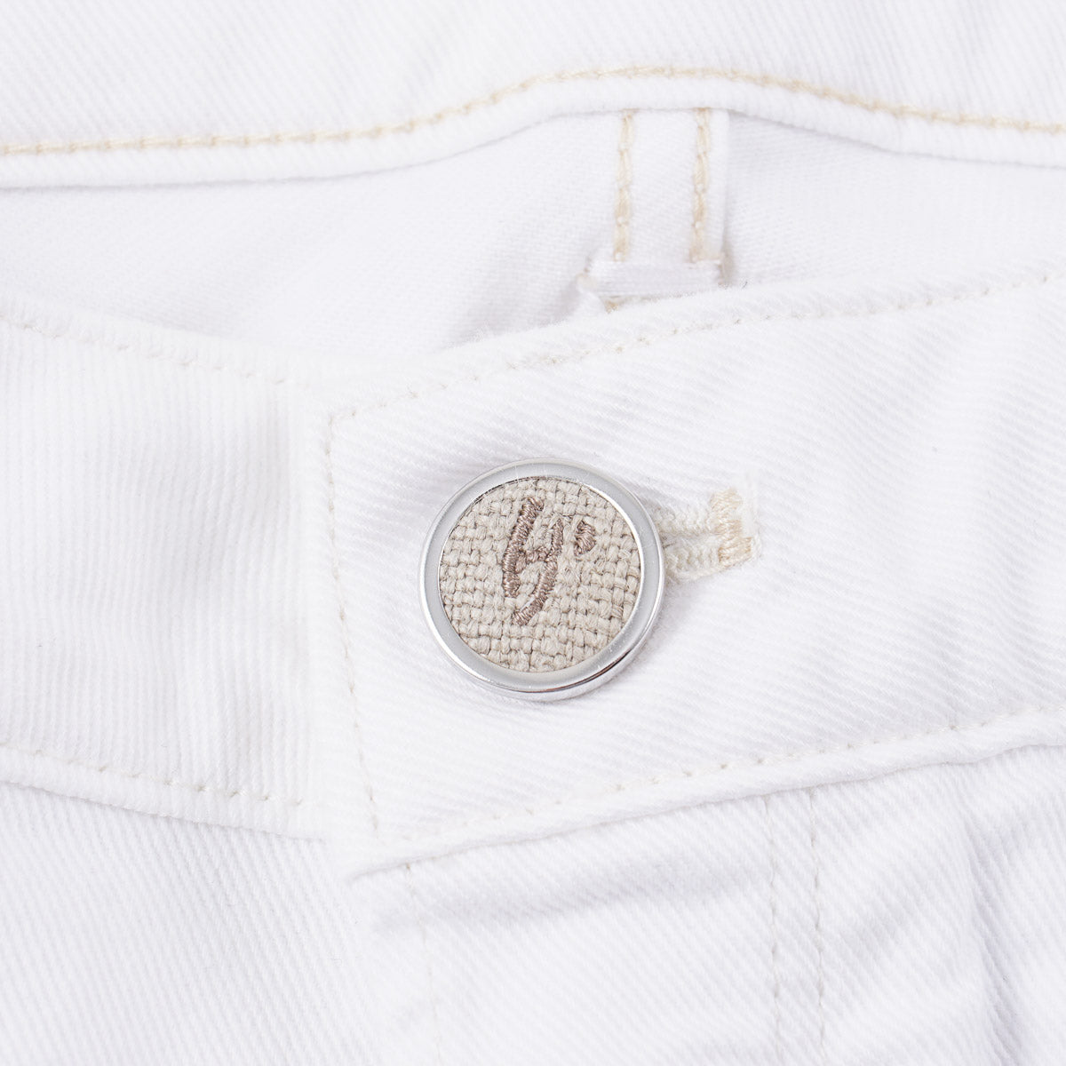 Handpicked 'Ravello' White Denim Jeans - Top Shelf Apparel