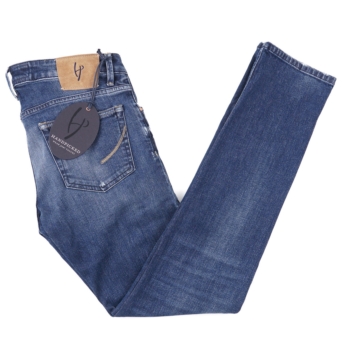 Handpicked 'Orvieto' Slim-Fit Distressed Denim Jeans - Top Shelf Apparel