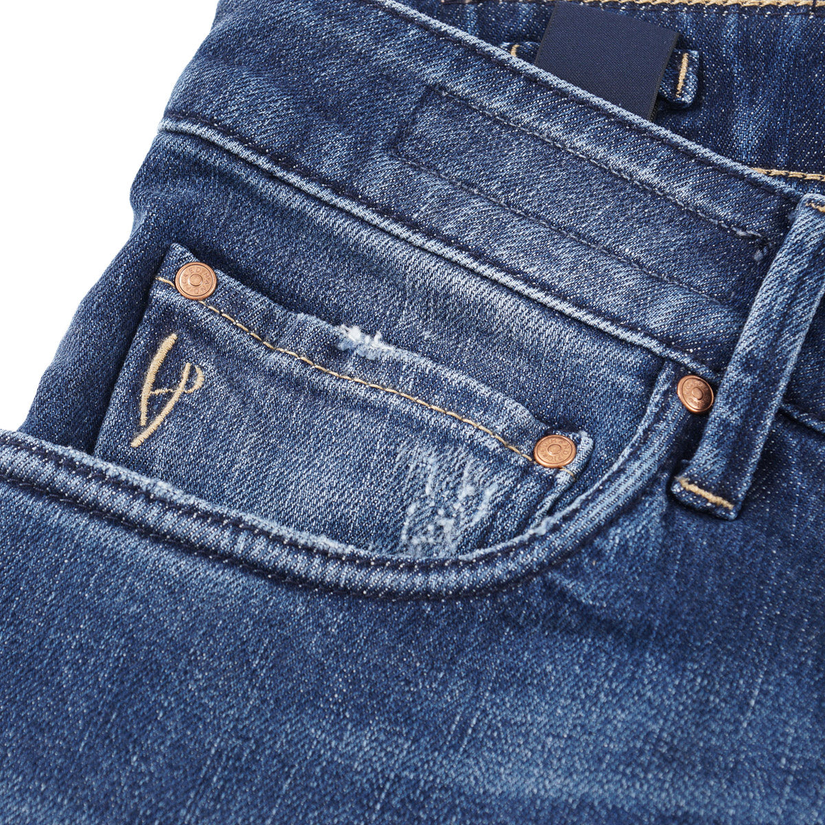 Handpicked 'Orvieto' Slim-Fit Distressed Denim Jeans - Top Shelf Apparel