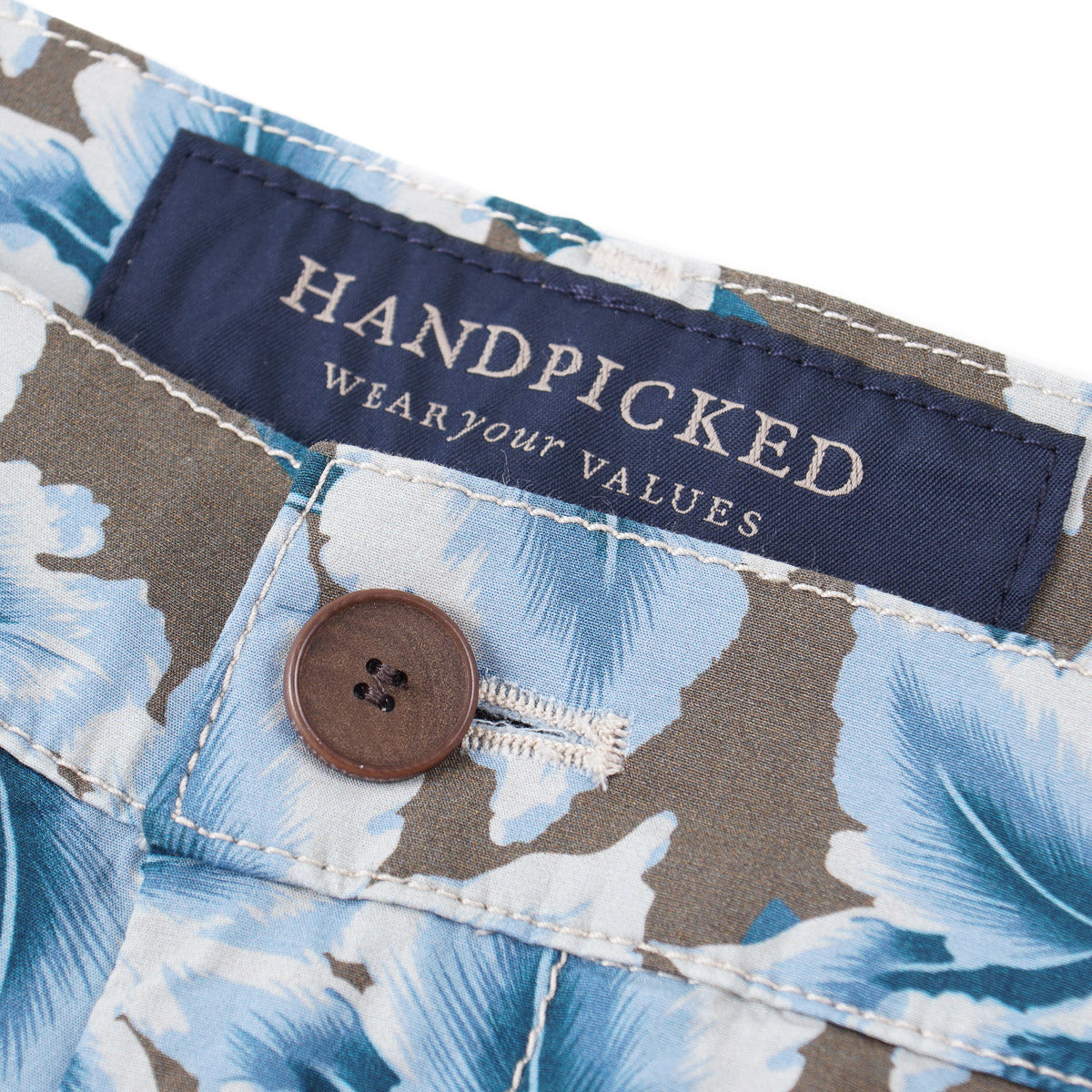 Handpicked Floral Print Cotton Shorts - Top Shelf Apparel