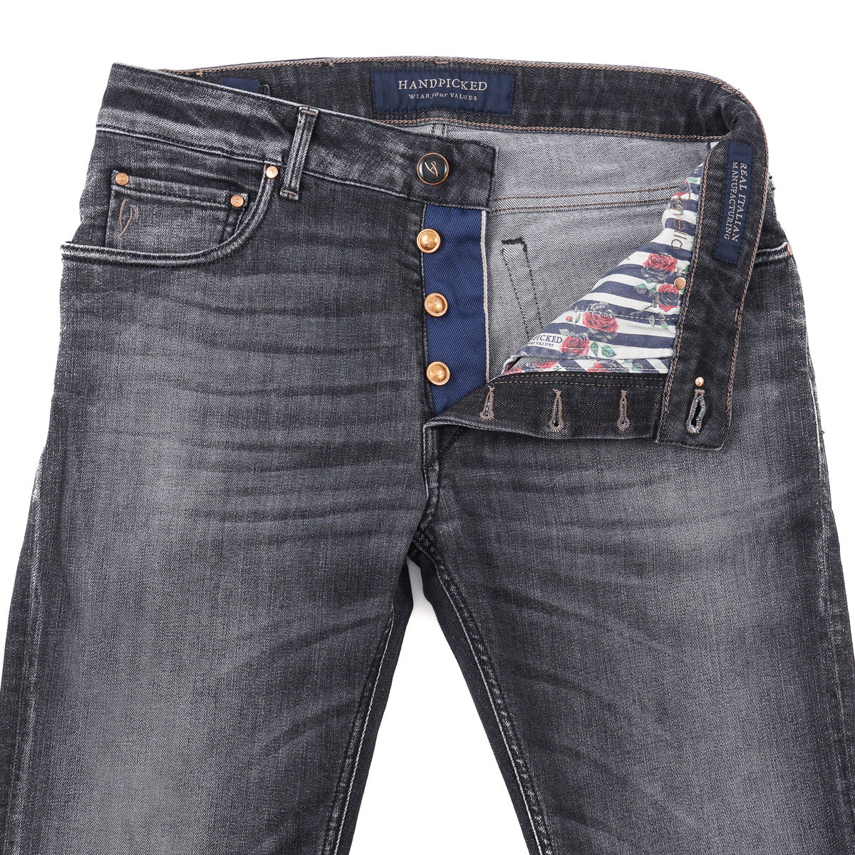 Handpicked 'Ravello' Slim-Fit Denim Jeans - Top Shelf Apparel