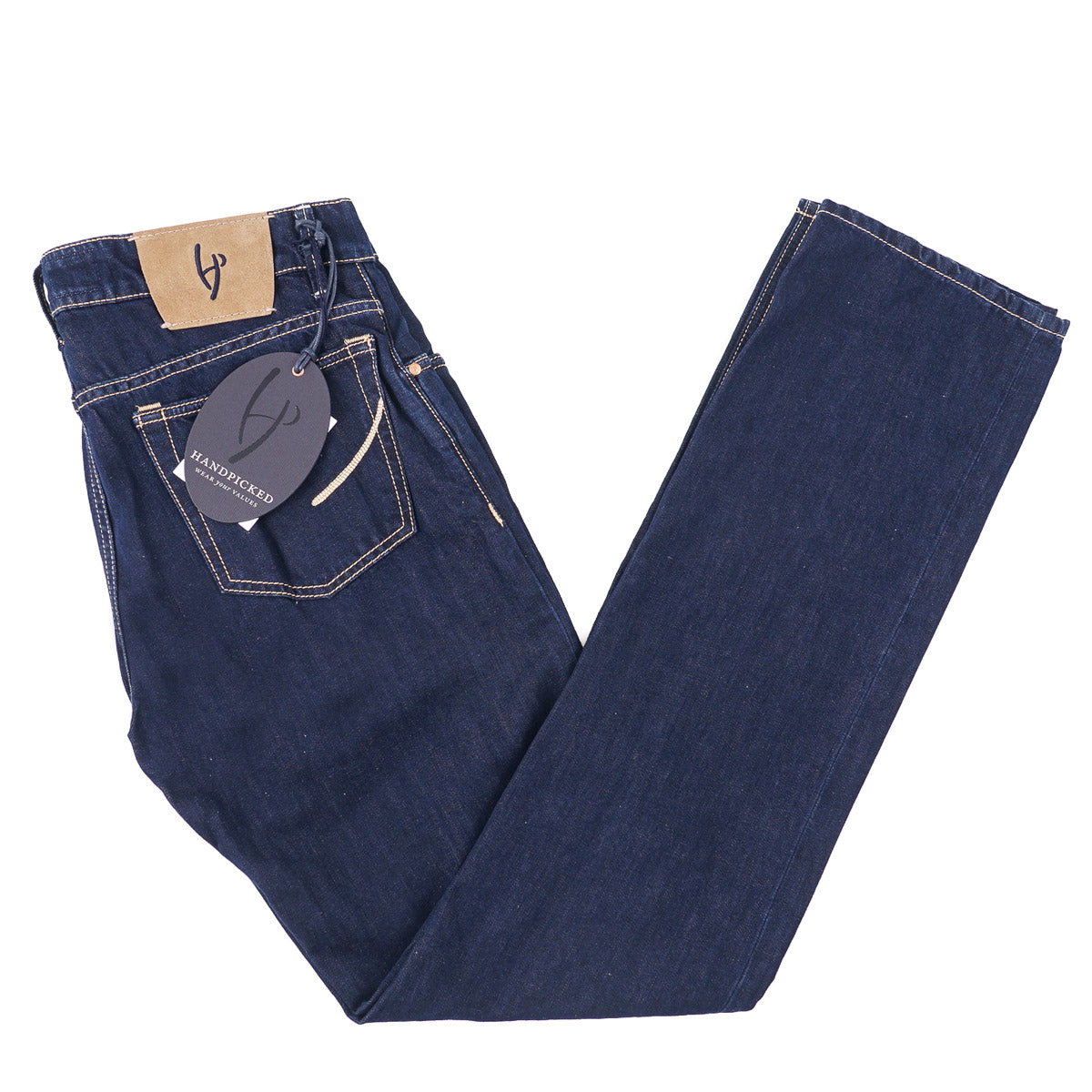 Handpicked Regular-Fit Cotton-Linen Jeans - Top Shelf Apparel