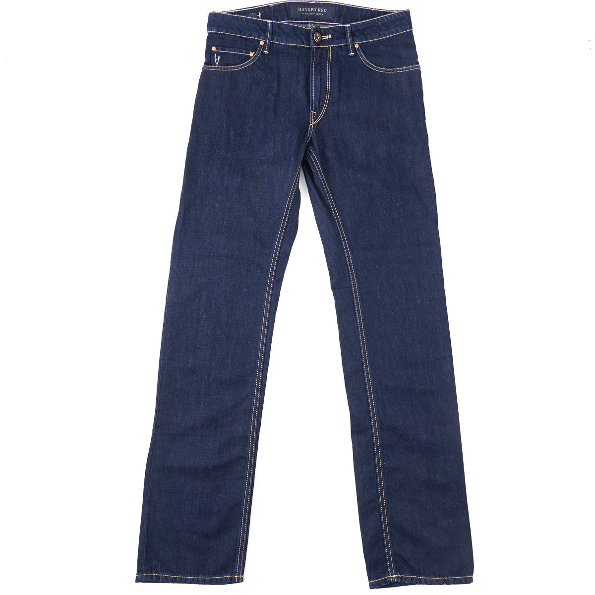 Handpicked Regular-Fit Cotton-Linen Jeans - Top Shelf Apparel