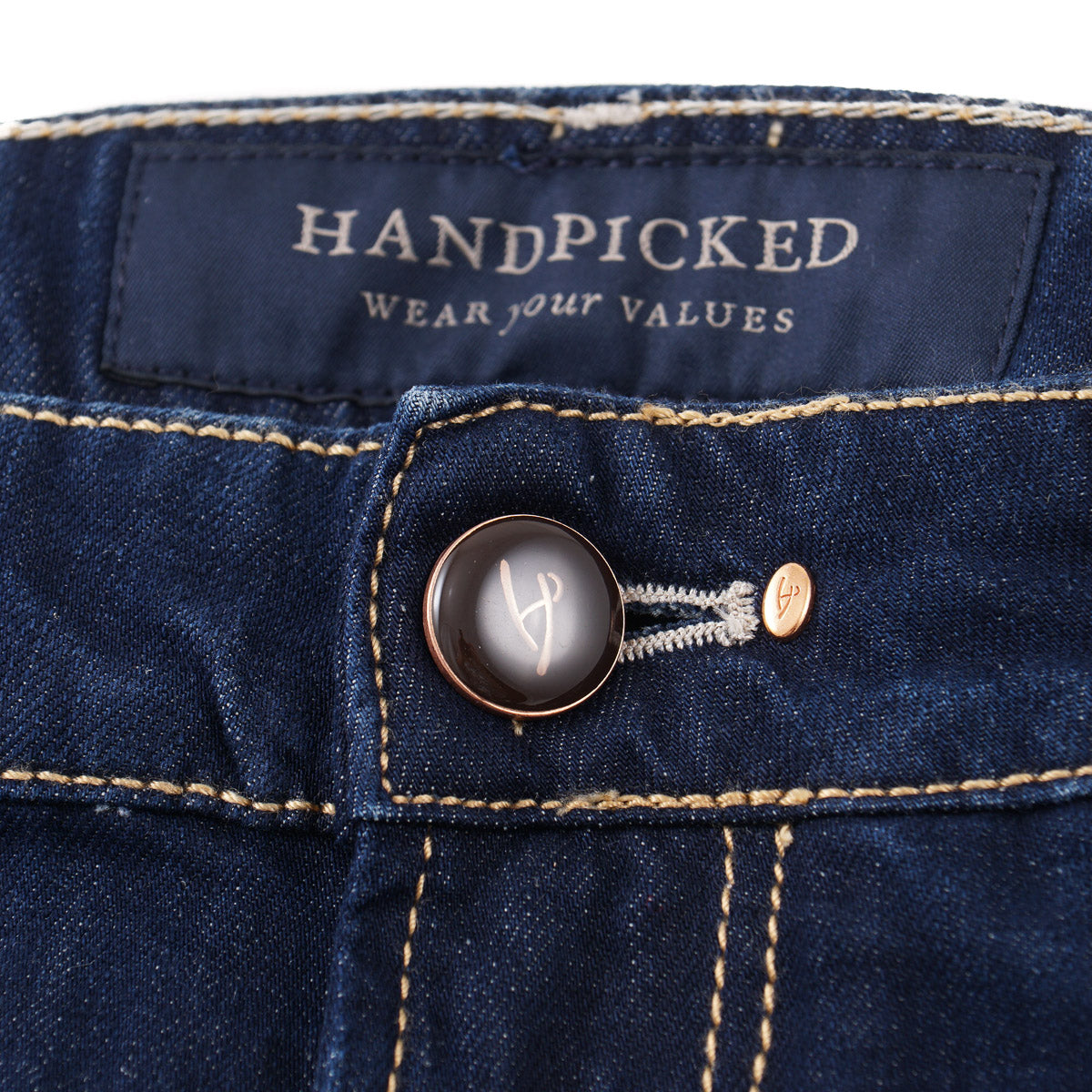 Handpicked Regular-Fit Cotton-Linen Jeans - Top Shelf Apparel