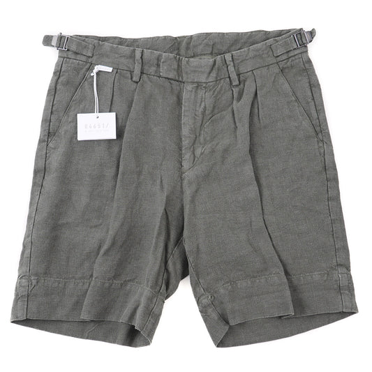 04651 / A Trip in a Bag Linen Bermuda Shorts