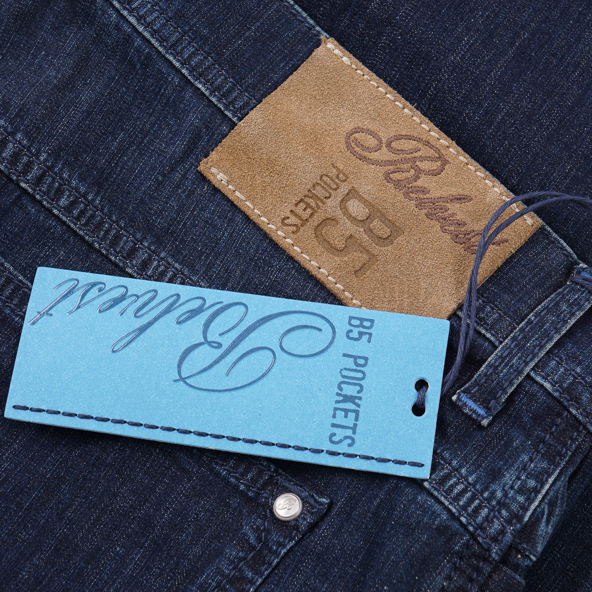 Belvest Regular Straight Fit Denim Jeans - Top Shelf Apparel